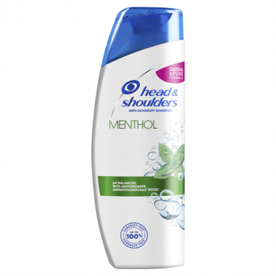 HEAD & SHOULDERS MENTHOL освежаващ шампоан против пърхот с ментол 200 мл